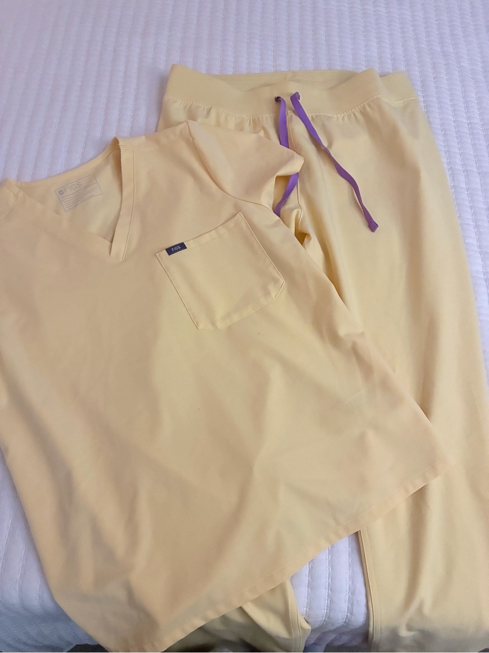 FIGS Butter Yellow Set